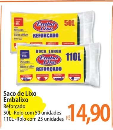 Saco de Lixo Embalixo