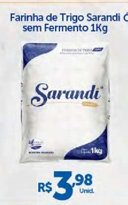 Farinha de Trigo Sarandi sem Fermento 1Kg