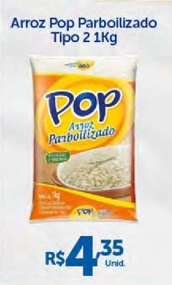 Arroz Pop Parboilizado Tipo 2 1Kg