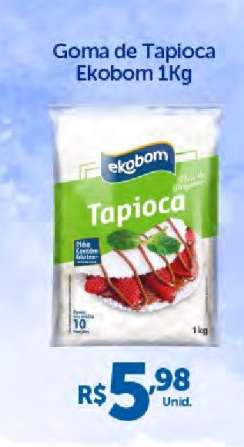 Goma de Tapioca Ekobom 1Kg