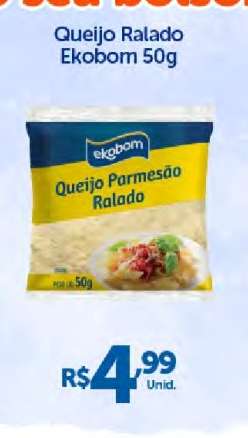 Queijo Ralado Ekobom 50g