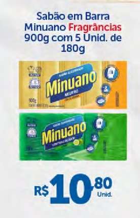 Sabão em Barra Minuano Fragrâncias