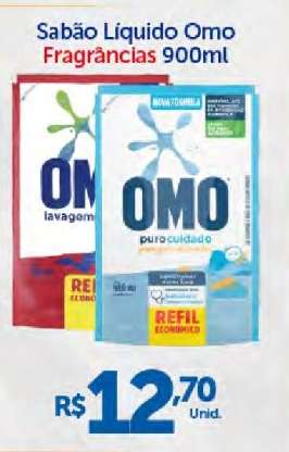 Sabão Líquido Omo Fragrâncias 900ml