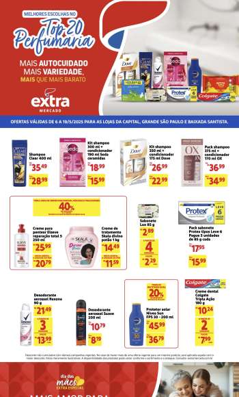 Folheto Mercado Extra - 06/05/2025 - 19/05/2025.