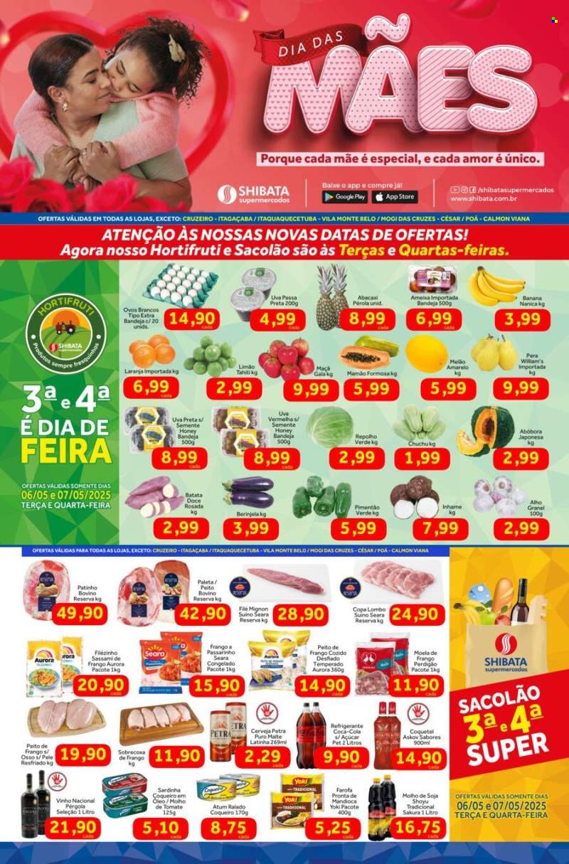 Folheto Shibata Supermercados - 06/05/2025 - 12/05/2025.