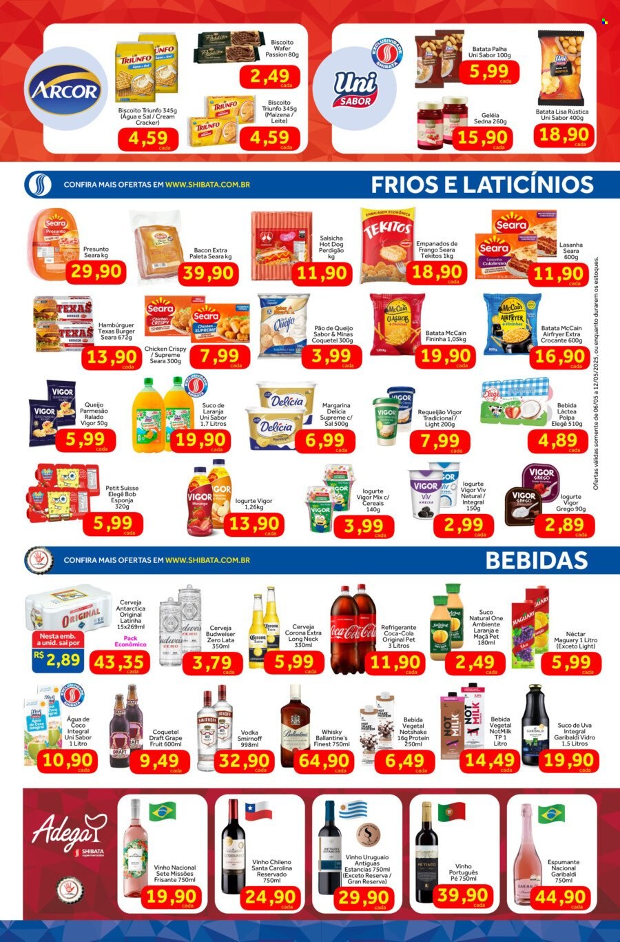 Folheto Shibata Supermercados - 06/05/2025 - 12/05/2025. Página 1