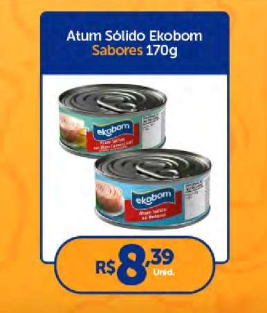 Atum Sólido Ekobom Sabores 170g