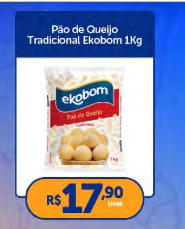 Pão de Queijo Tradicional Ekobom 1Kg