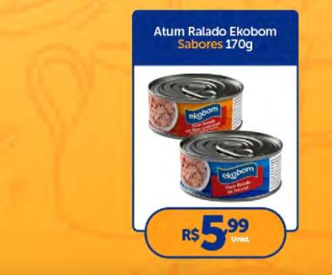 Atum Ralado Ekobom Sabores 170g