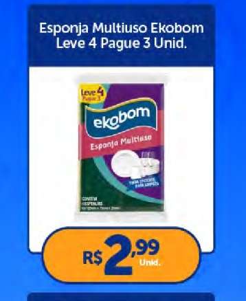 Esponja Multiuso Ekobom