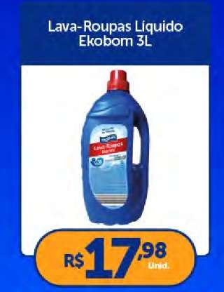 Lava-Roupas Liquido Ekobom 3L