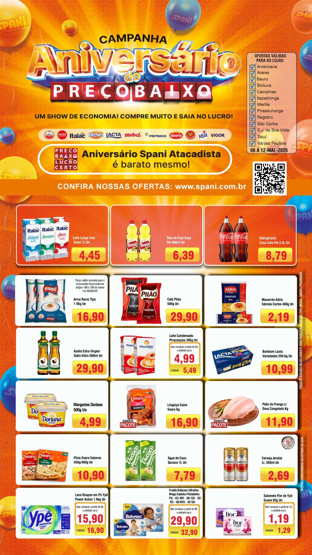Folheto Spani Atacadista - 06/05/2025 - 12/05/2025. Página 1