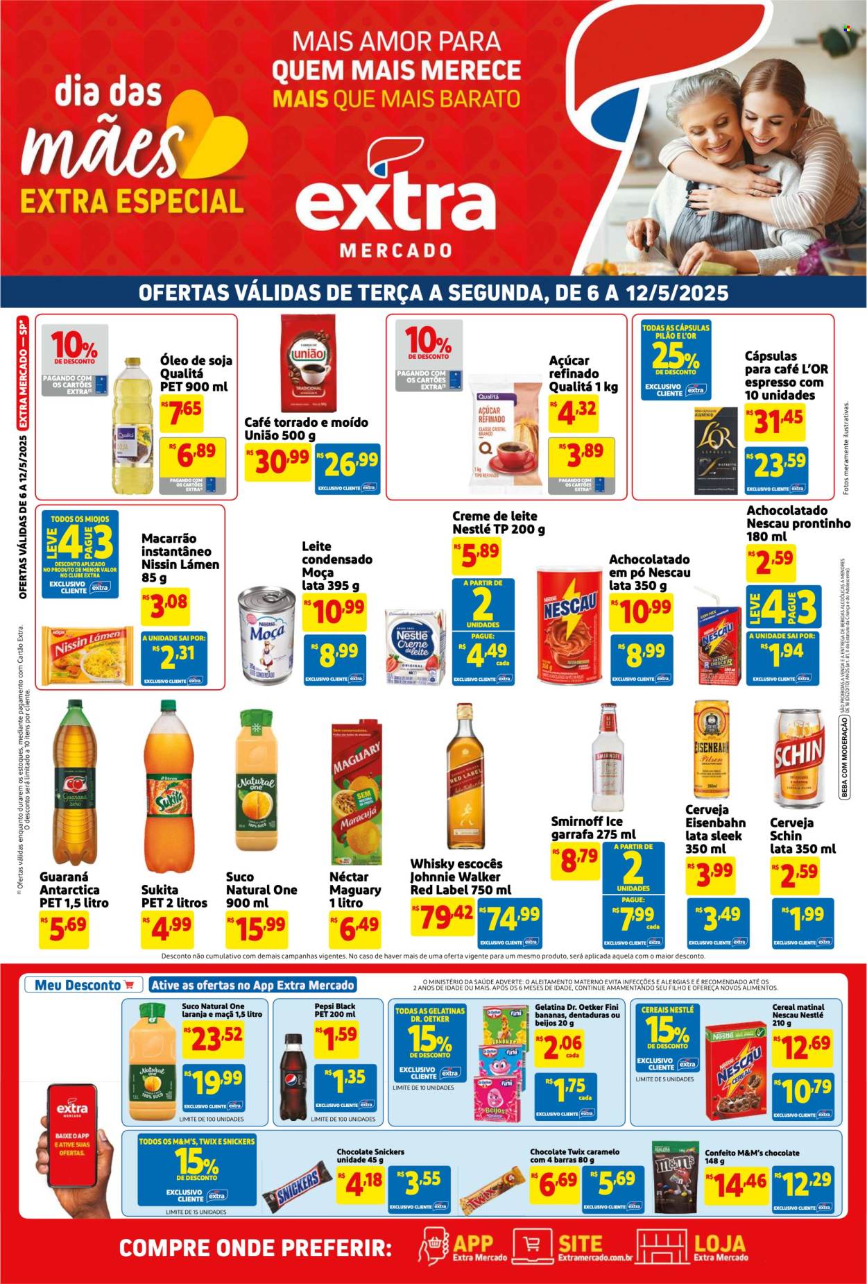 Folheto Mercado Extra - 06/05/2025 - 12/05/2025. Página 1