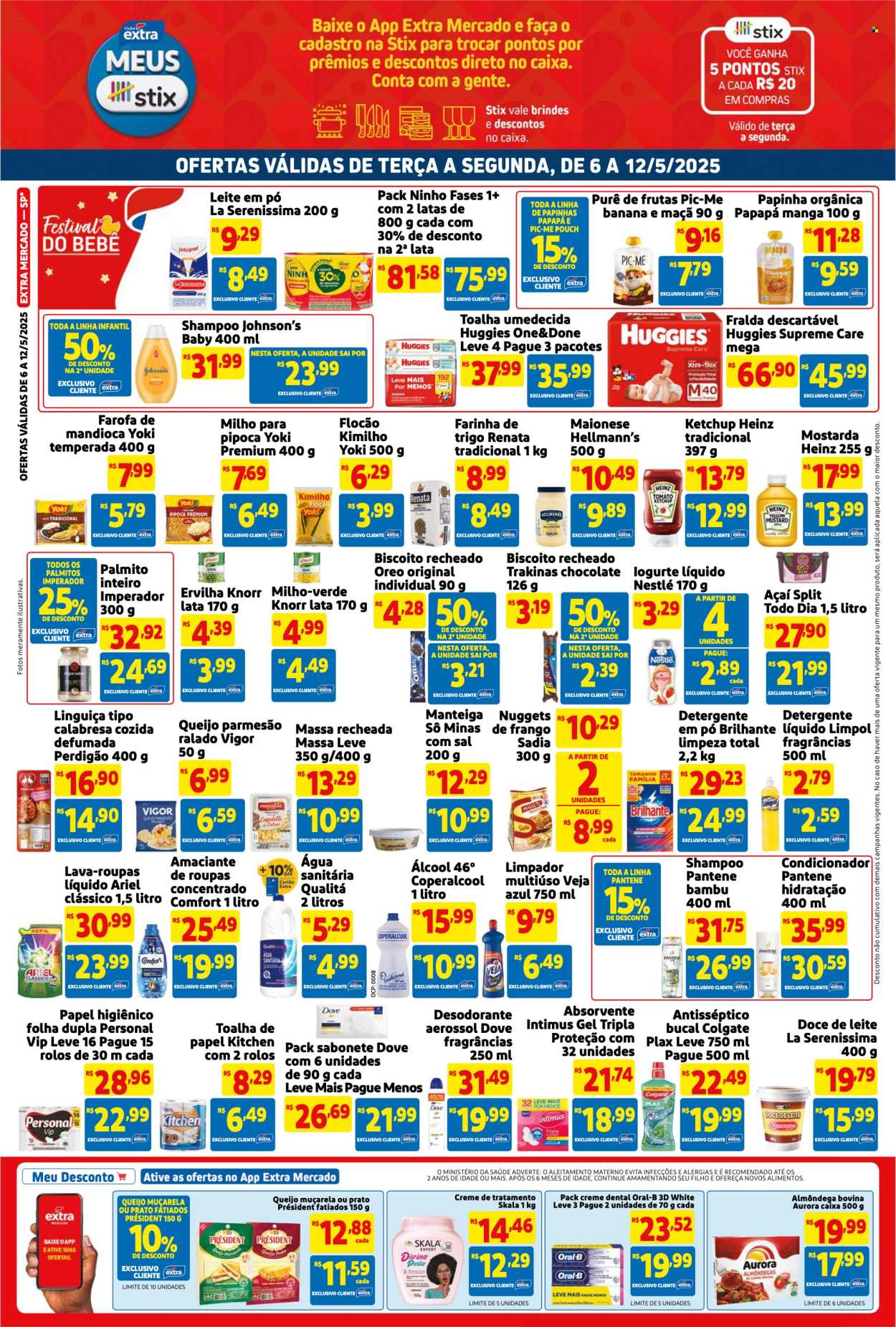 Folheto Mercado Extra - 06/05/2025 - 12/05/2025. Página 1