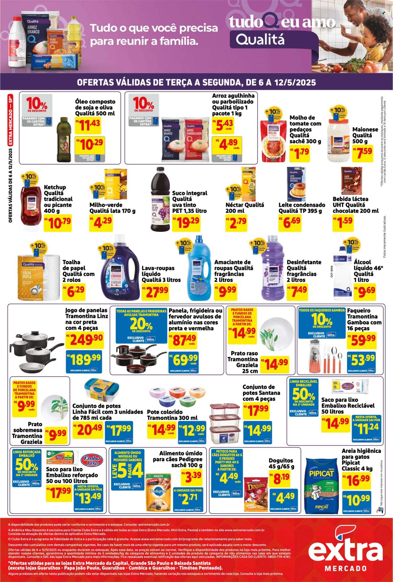 Folheto Mercado Extra - 06/05/2025 - 12/05/2025. Página 1