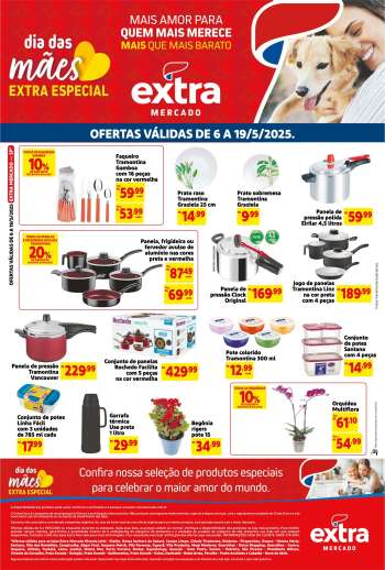 Folheto Mercado Extra - 06/05/2025 - 19/05/2025.