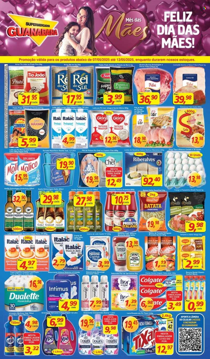 Folheto Supermercados Guanabara - 07/05/2025 - 12/05/2025.