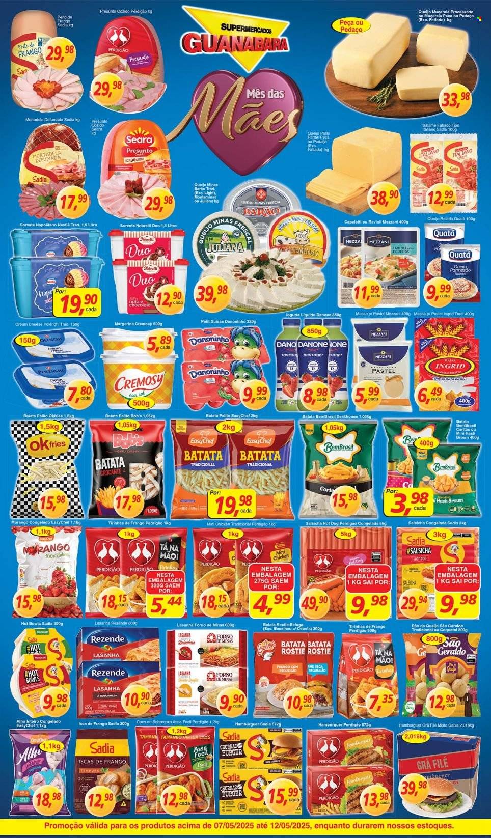 Folheto Supermercados Guanabara - 07/05/2025 - 12/05/2025. Página 1