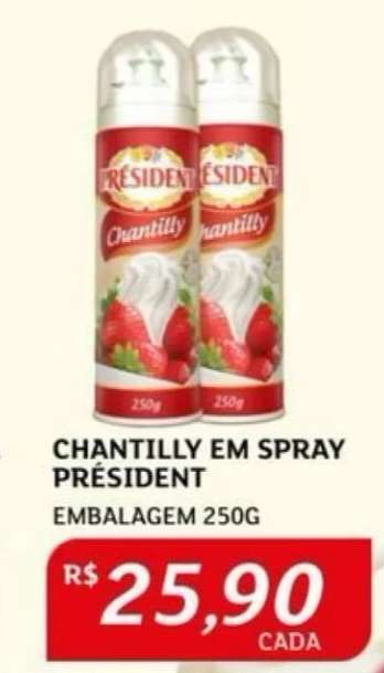 Chantilly em Spray Président