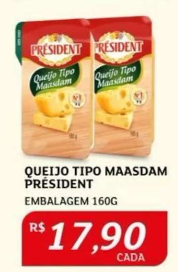 Queijo Tipo Maasdam Président
