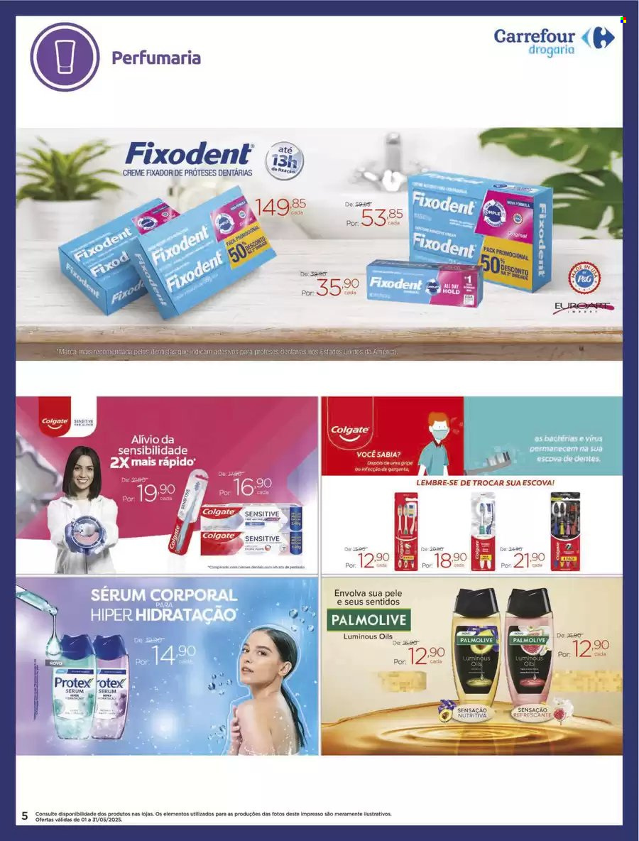 Folheto Carrefour Drogaria - 01/05/2025 - 31/05/2025. Página 1