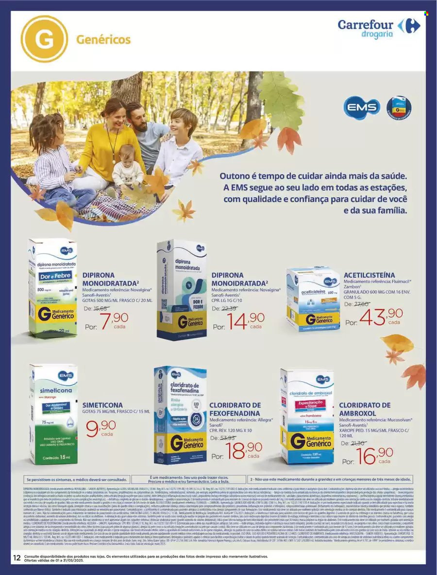 Folheto Carrefour Drogaria - 01/05/2025 - 31/05/2025. Página 1