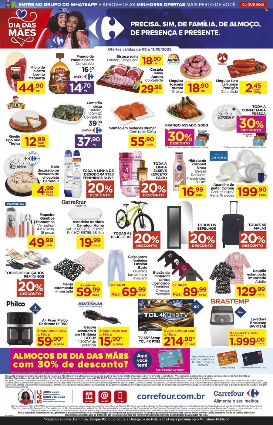 Folheto Carrefour Hiper - 08/05/2025 - 11/05/2025. Página 1