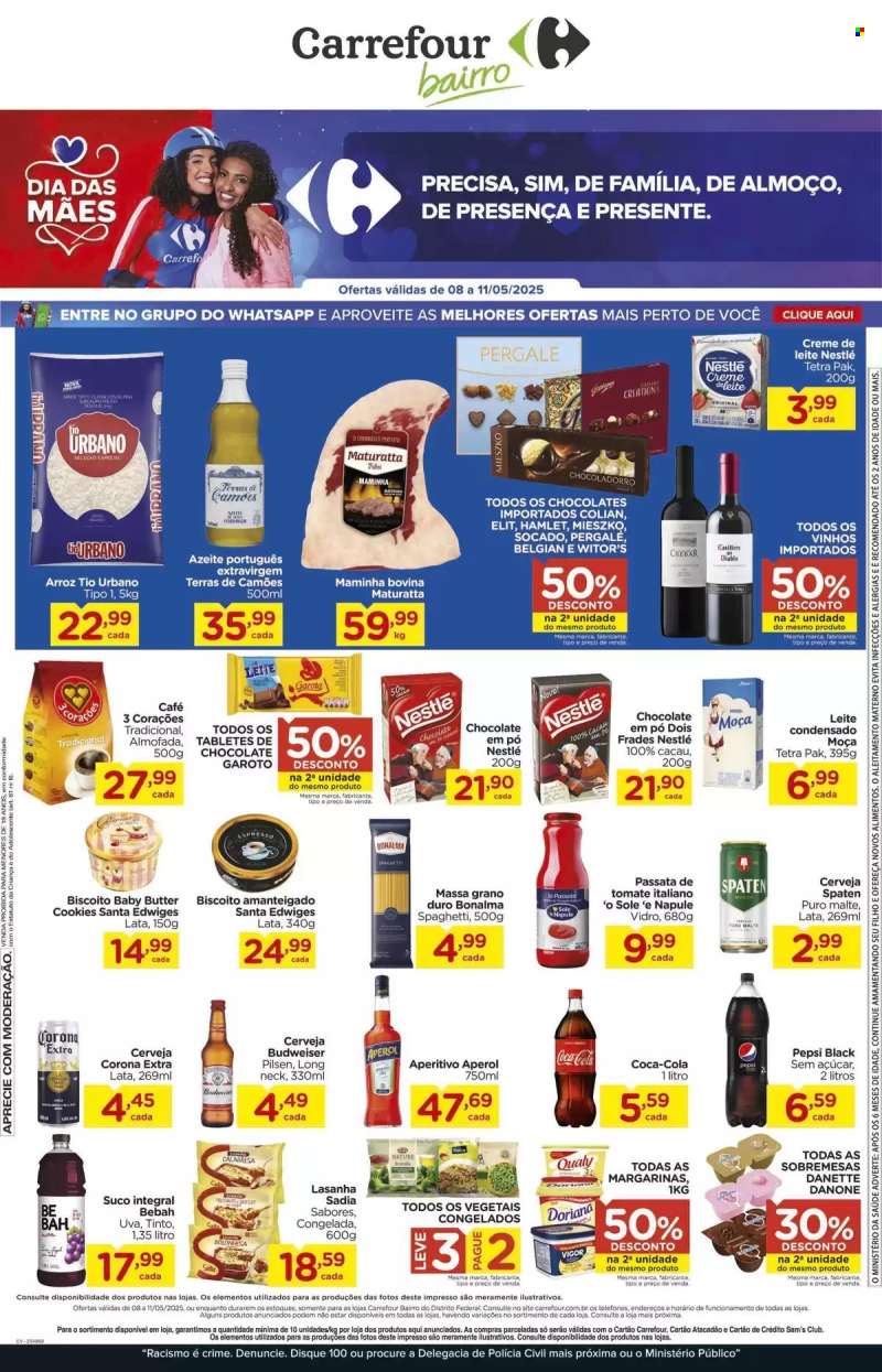 Folheto Carrefour Bairro - 08/05/2025 - 11/05/2025.