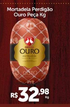 Mortadela Perdigão Ouro Peça Kg