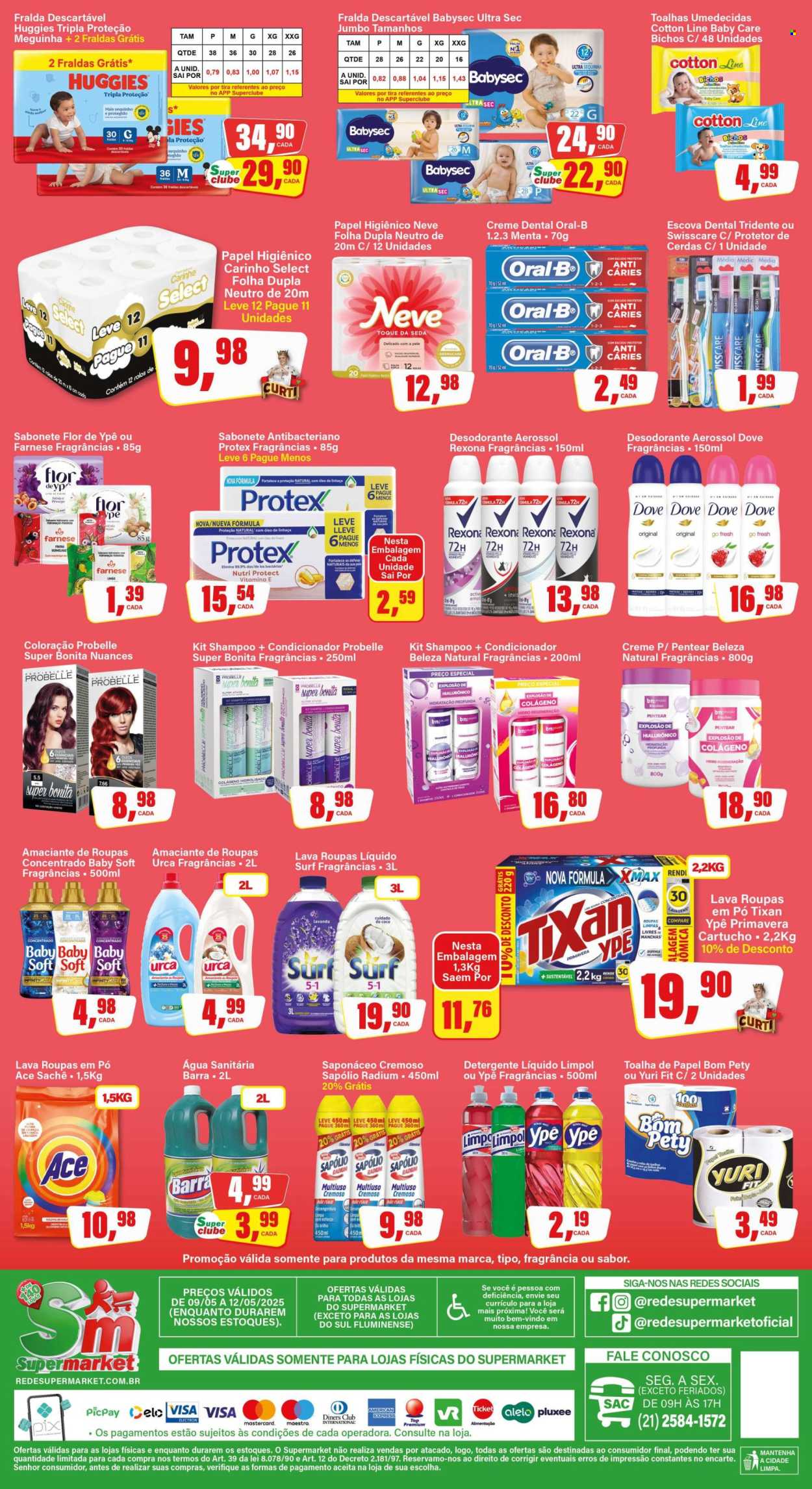 Folheto Rede Supermarket - 09/05/2025 - 12/05/2025. Página 1
