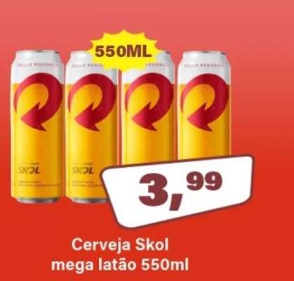 Cerveja Skol Mega Latão 550ml