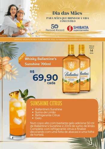 Folheto Shibata Supermercados - 09/05/2025 - 11/05/2025.