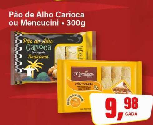 Pão de Alho Carioca ou Mencucini - 300g