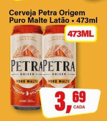 Cerveja Petra Origem Puro Malte Latão