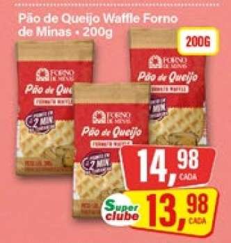 Pão de Queijo Waffle Forno de Minas - 200g