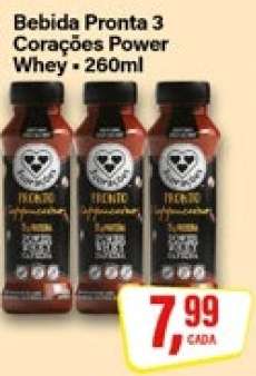 Bebida Pronta 3 Corações Power Whey