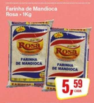Farinha de Mandioca Rosa