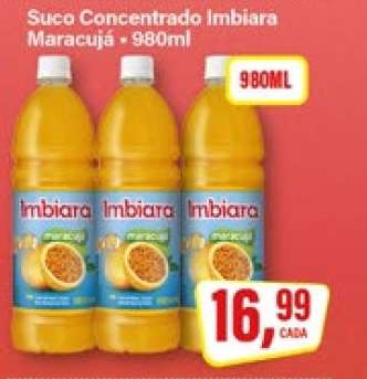Suco Concentrado Imbiara Maracujá