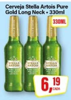 Cerveja Stella Artois Pure Gold Long Neck 330ml