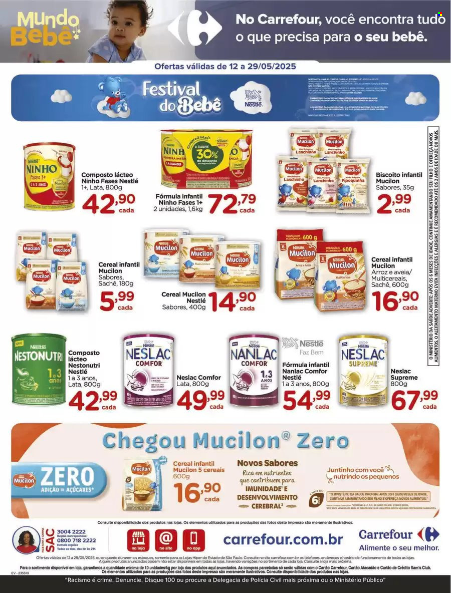 Folheto Carrefour Hiper - 12/05/2025 - 29/05/2025. Página 1