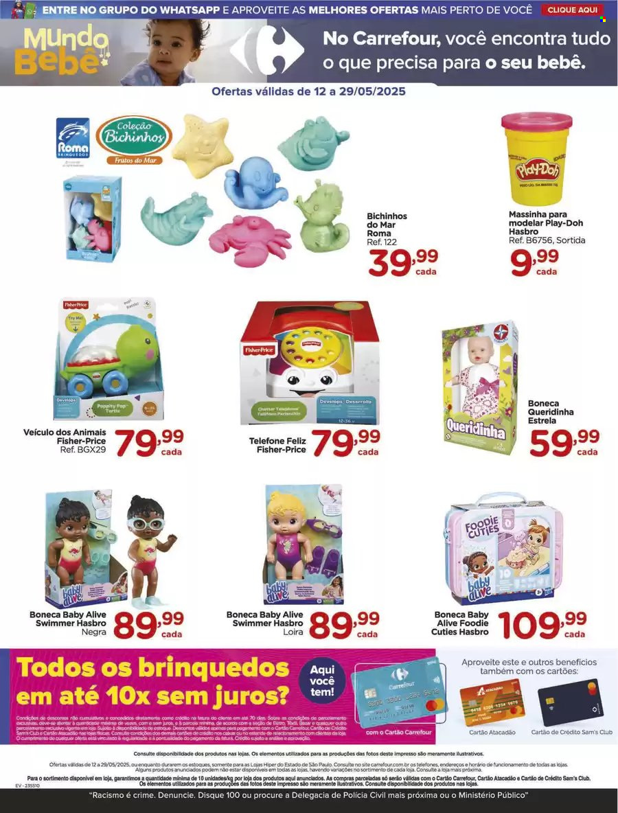 Folheto Carrefour Hiper - 12/05/2025 - 29/05/2025. Página 1