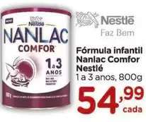 Fórmula infantil Nanlac Comfor Nestlé