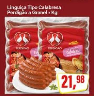 Linguiça Tipo Calabresa Perdigão a Granel