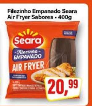 Filezinho Empanado Seara Air Fryer Sabores