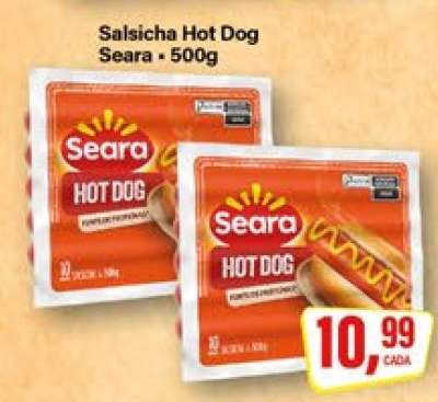 Salsicha hot dog Seara