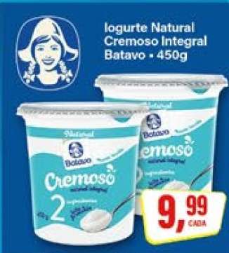 Iogurte Natural Cremoso Integral Batavo