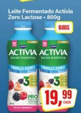 Leite Fermentado Activia Zero Lactose