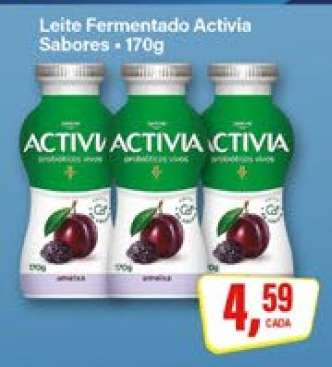 Leite fermentado Activia sabores