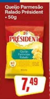 Queijo parmesão ralado Président