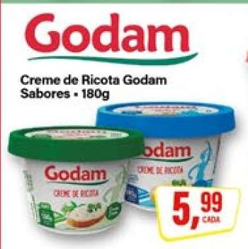 Creme de Ricota Godam Sabores